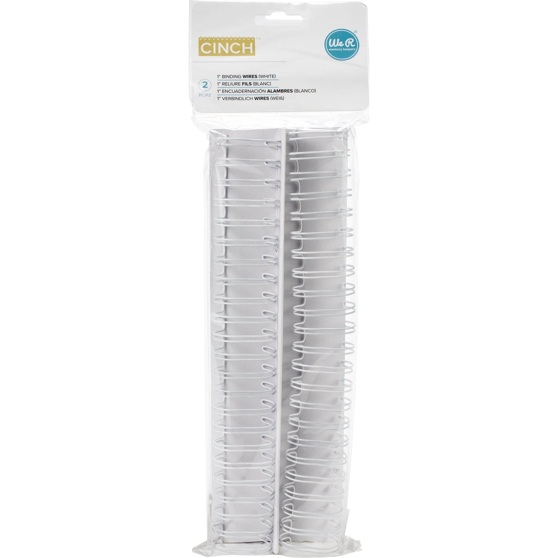 We R Makers 1" Cinch Wires - 2 pack - White