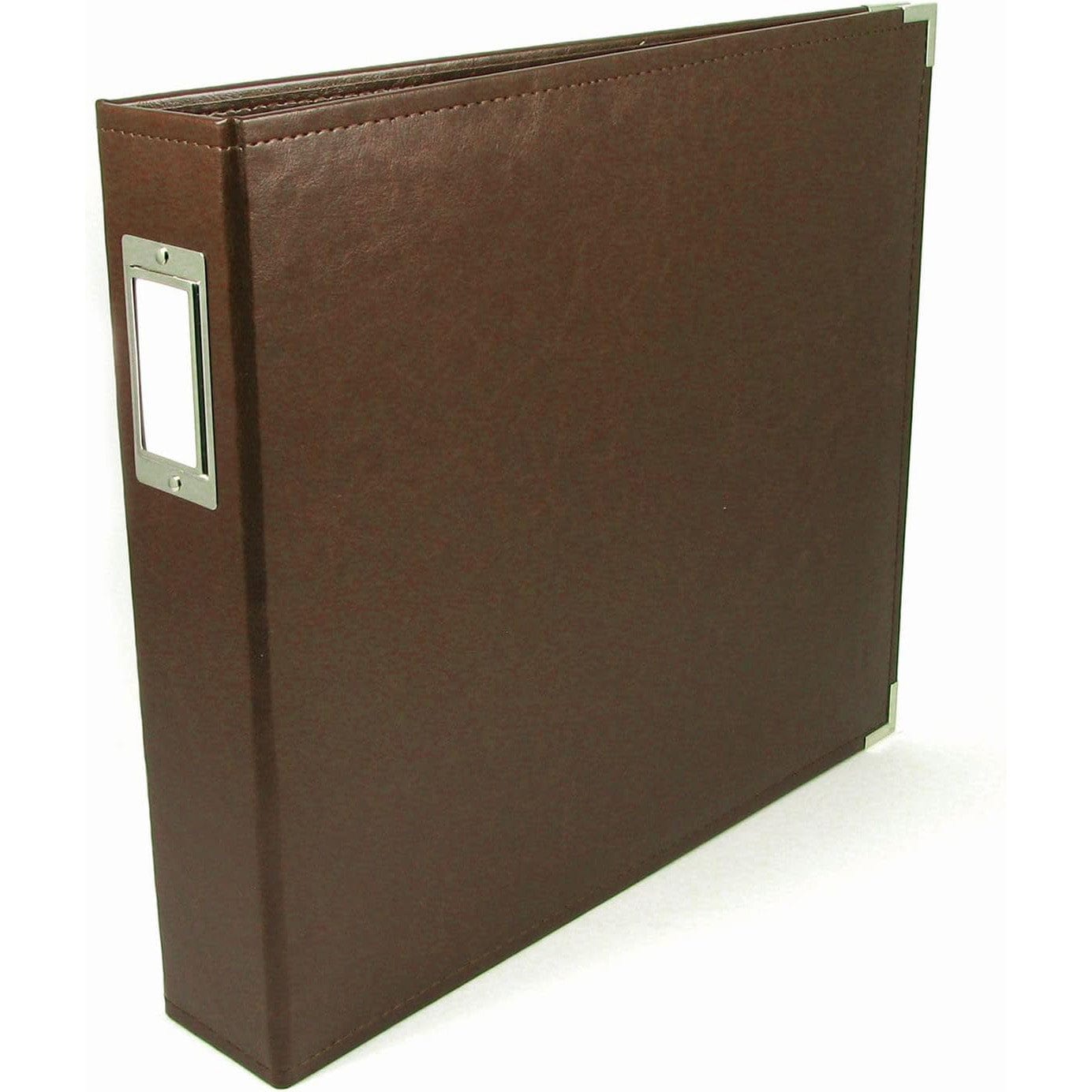 We R Makers Albums We R Makers 12x12 Faux Leather D-Ring Photo Album - Dark Chocolate