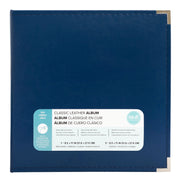 We R Makers Albums We R Makers - 8.5" x 11" Faux Leather D-Ring Photo Album - Cobalt