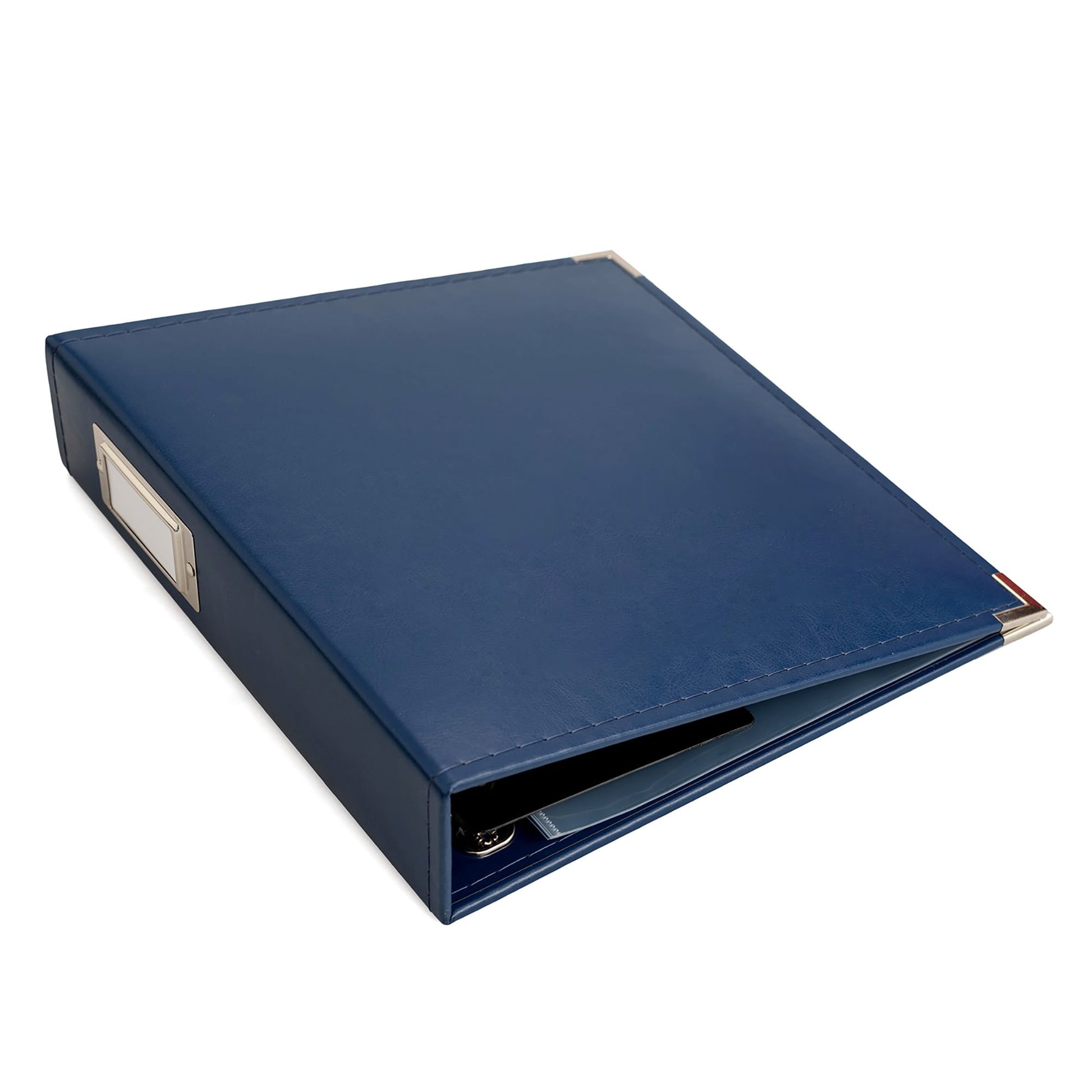 We R Makers Albums We R Makers - 8.5" x 11" Faux Leather D-Ring Photo Album - Cobalt