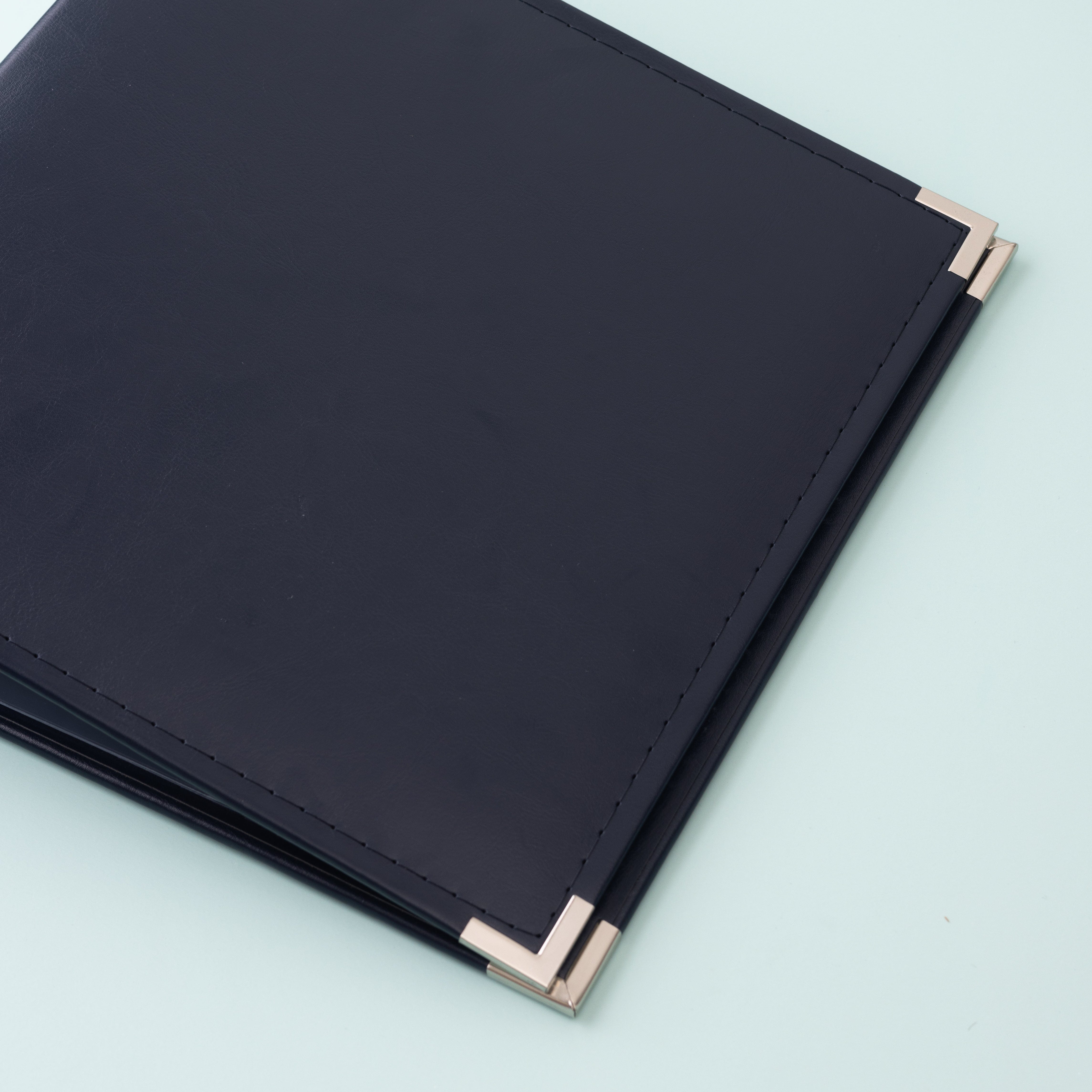 We R Makers Albums We R Makers 8.5" x 11" Faux Leather D-Ring Photo Album – Navy