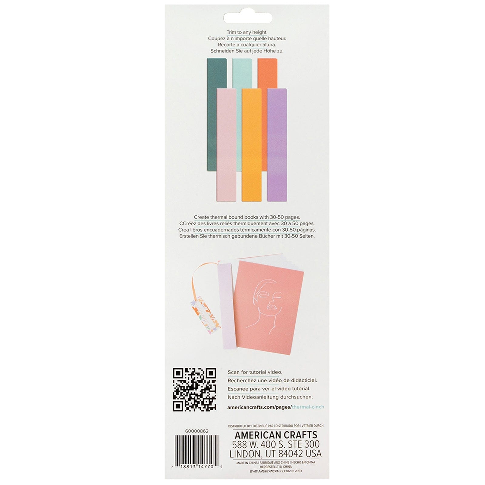 We R Makers Binding Spines We R Makers Thermal Cinch Rainbow Spines - 6 Pack