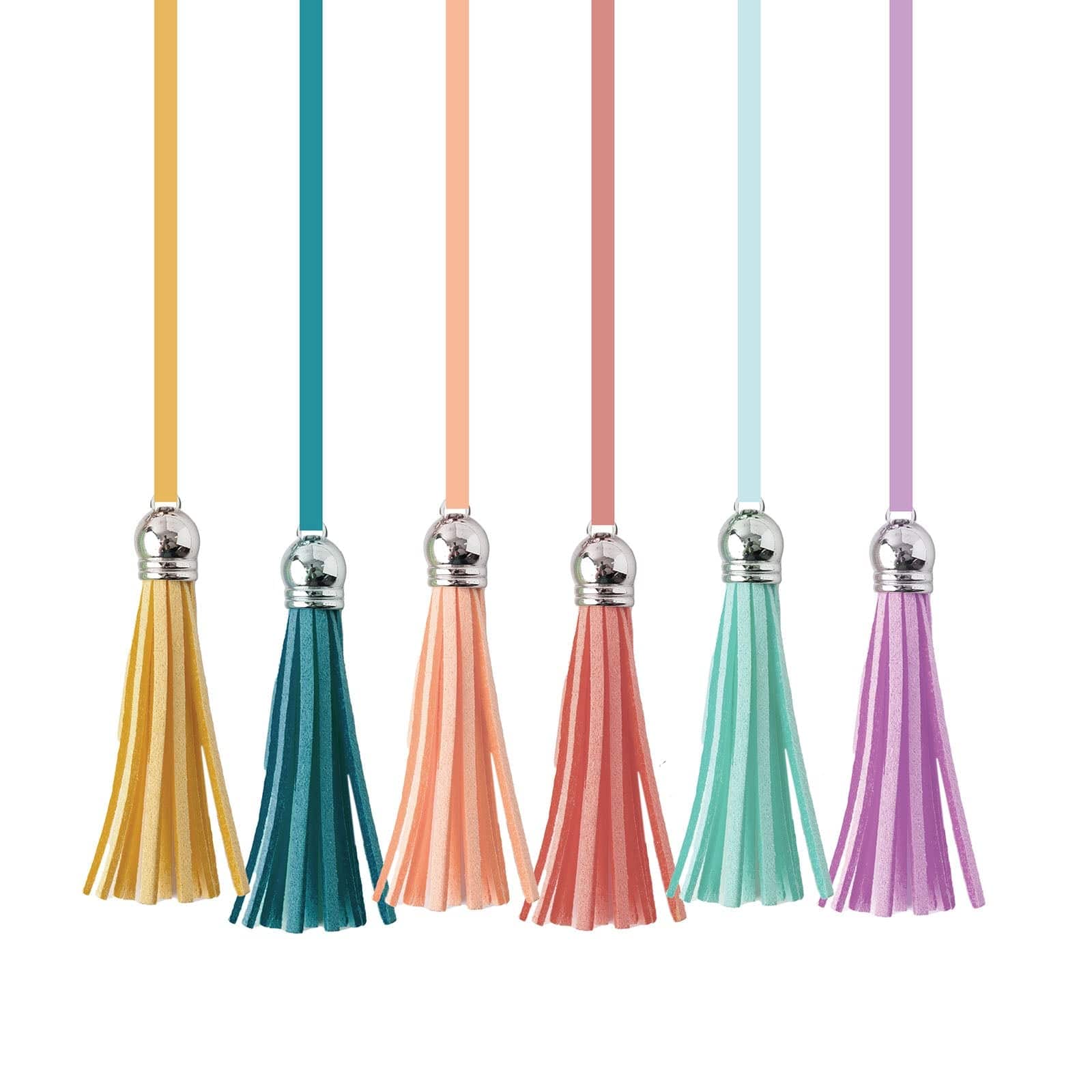 We R Makers Bookmarks We R Makers Thermal Cinch Rainbow Tassel Bookmarks - 6 Pack
