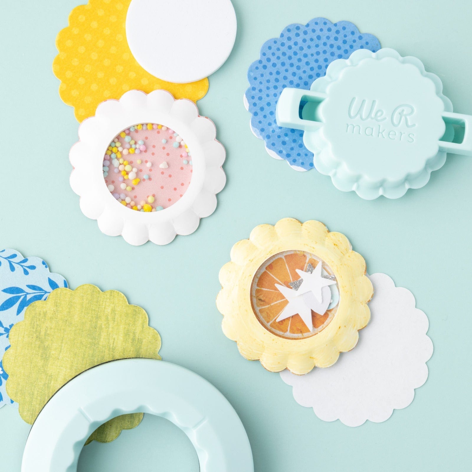 We R Makers Button Inserts We R Makers Button Press Puffy Sticker & Shaker Shape Inserts