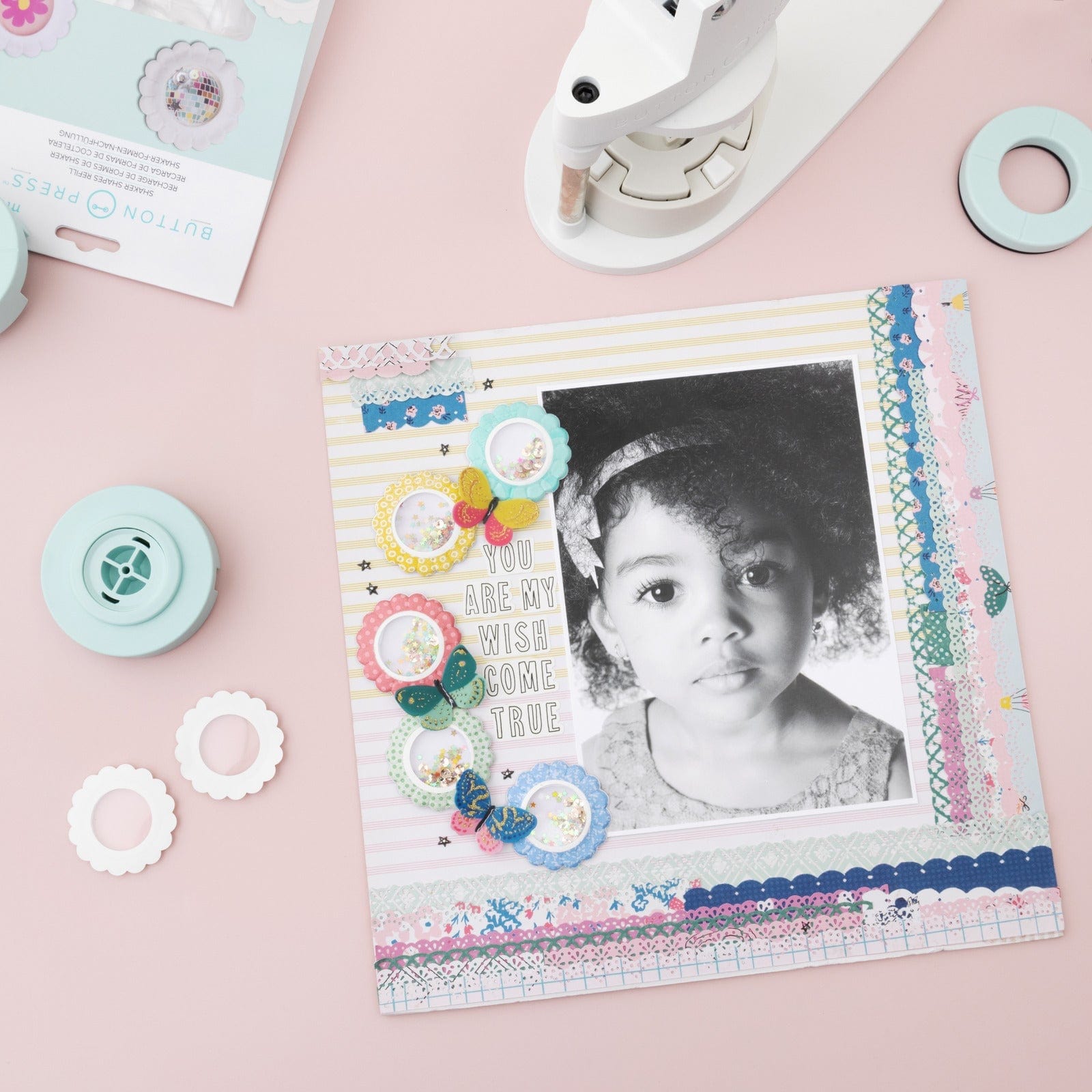 We R Makers Button Inserts We R Makers Button Press Puffy Sticker & Shaker Shape Inserts