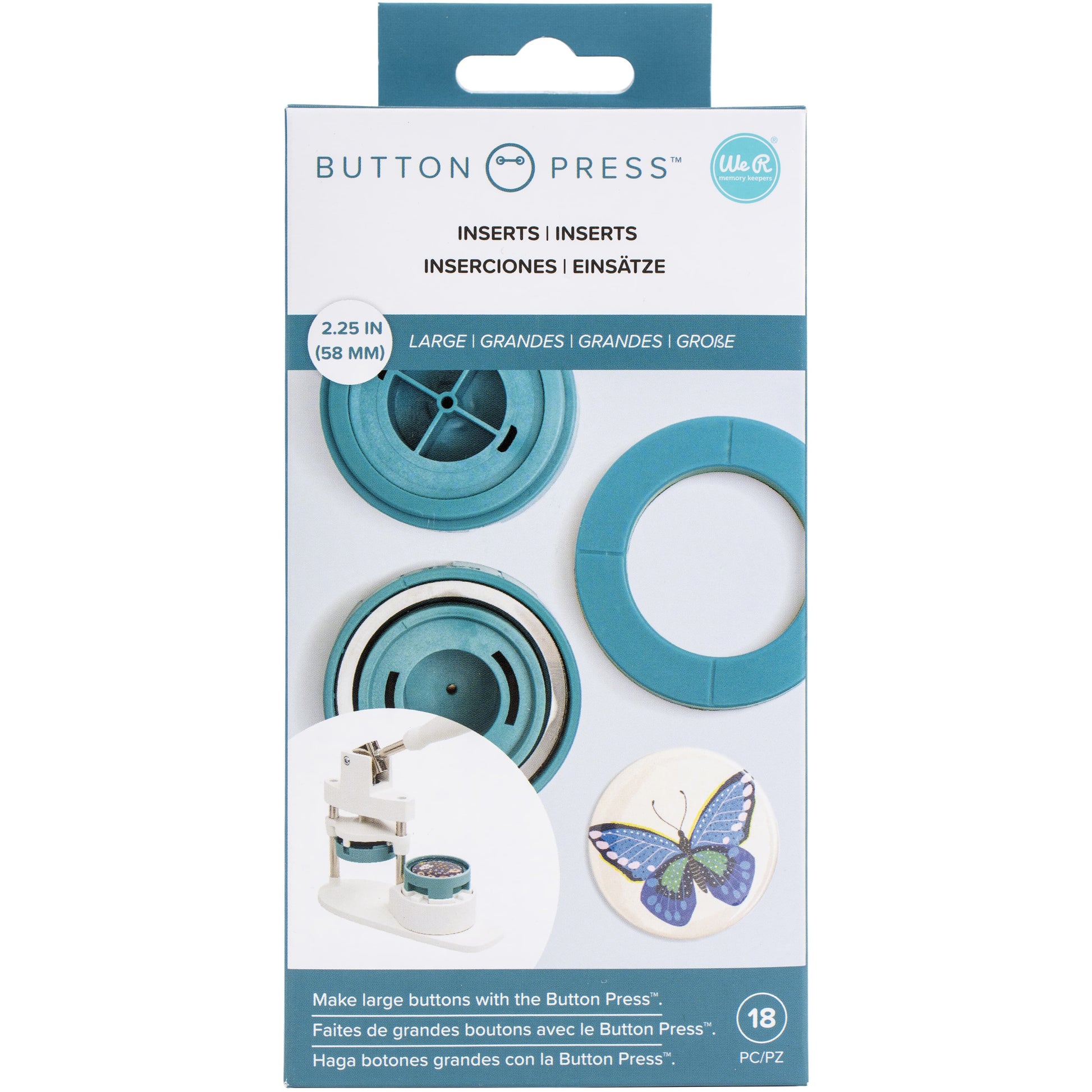 We R Makers Button Inserts We R Makers - Large Circle Button Press Insert