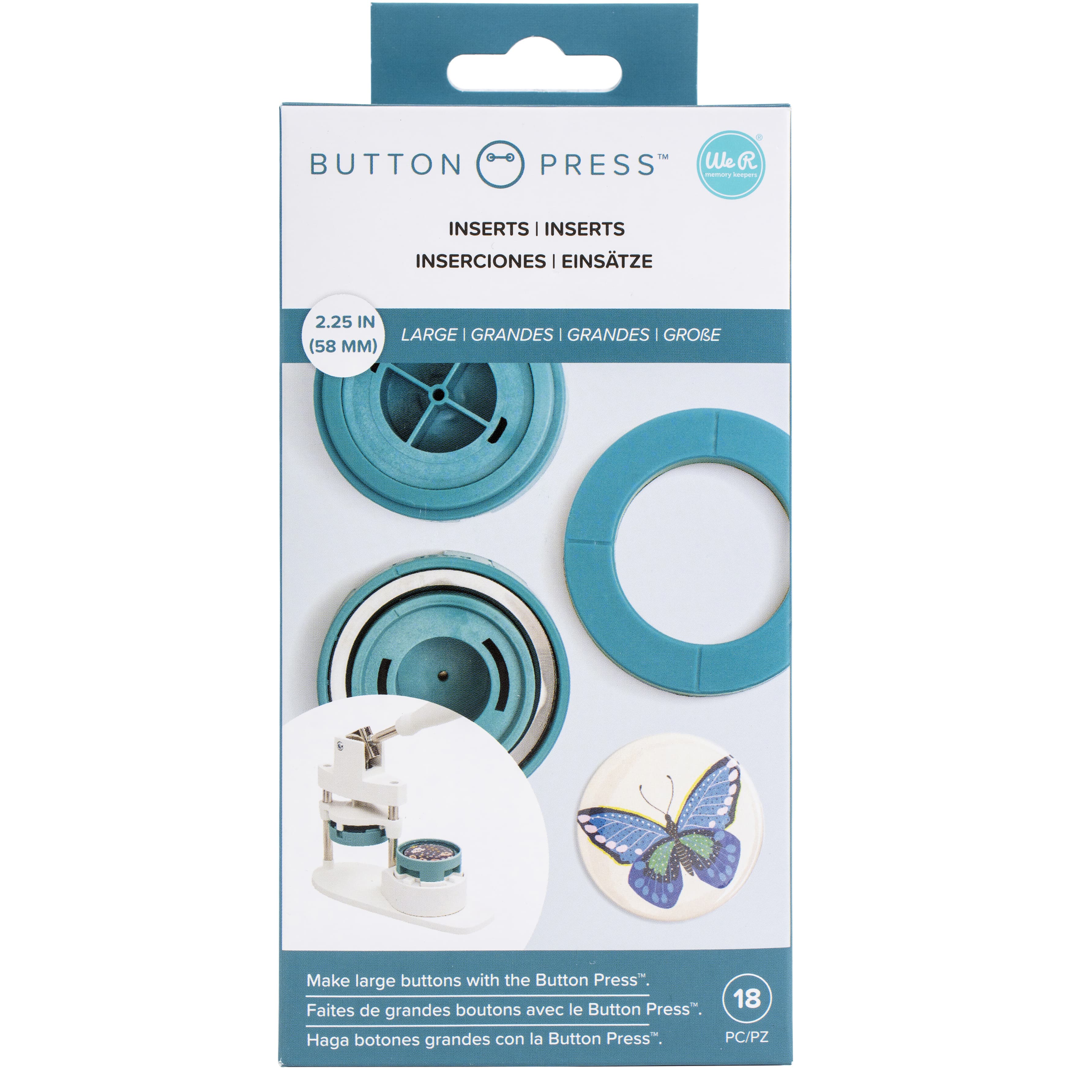 We R Makers Button Inserts We R Makers - Large Circle Button Press Insert