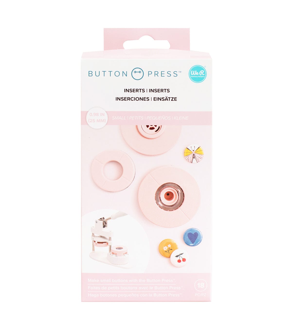 We R Makers Button Inserts We R Makers Small Circle Button Press Insert