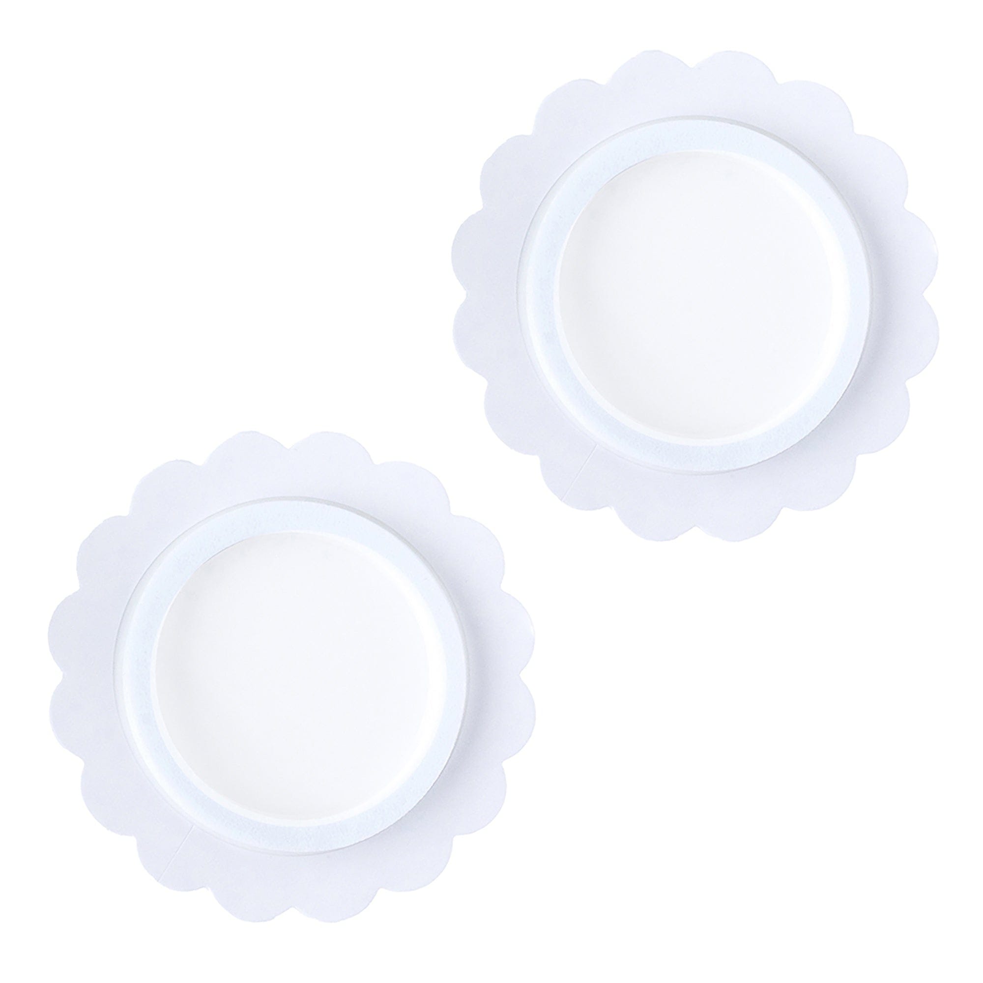 We R Makers Button Press Shaker Refill Pack - 15 pcs We R Scallop Circle Button Press Insert and Sticker/Shaker Refills