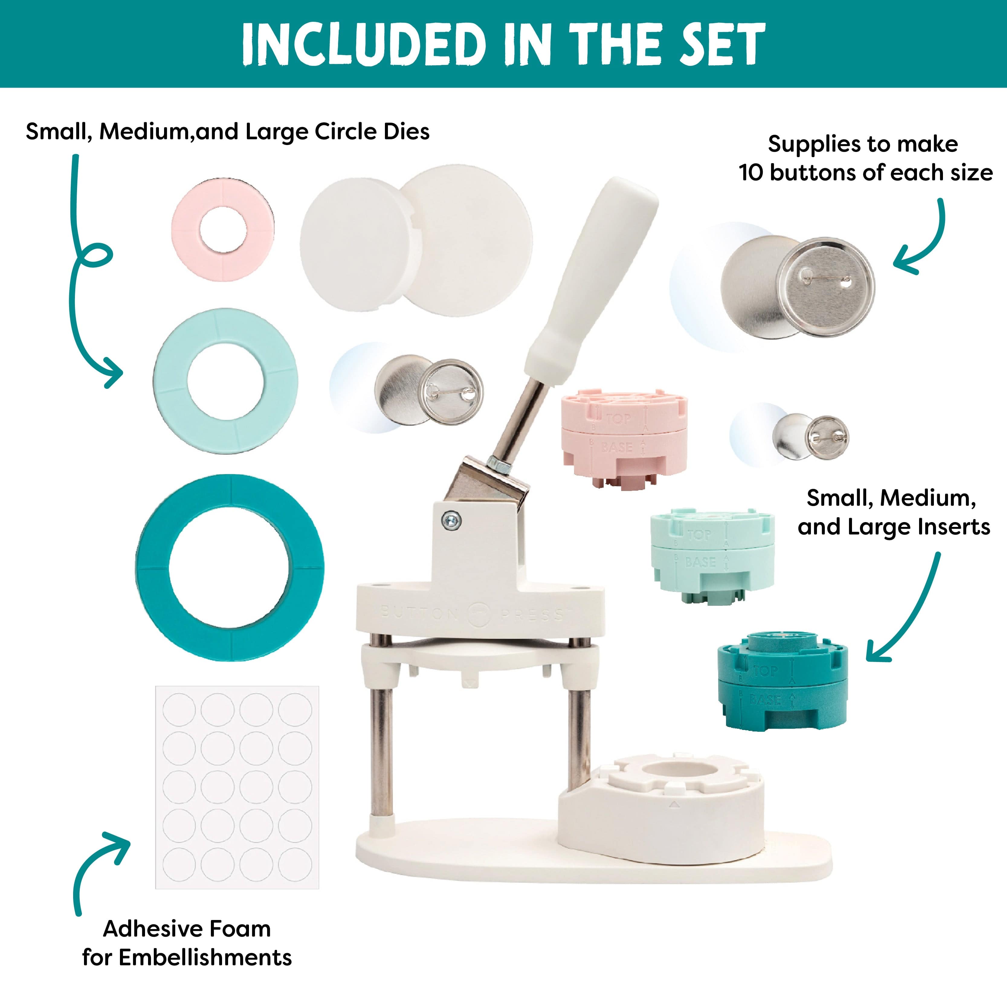 We R Makers Button Press We R Makers Button Press All In One Kit