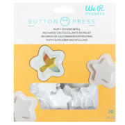 We R Makers Buttons We R Button Press Puffy Sticker Refill 30 pcs
