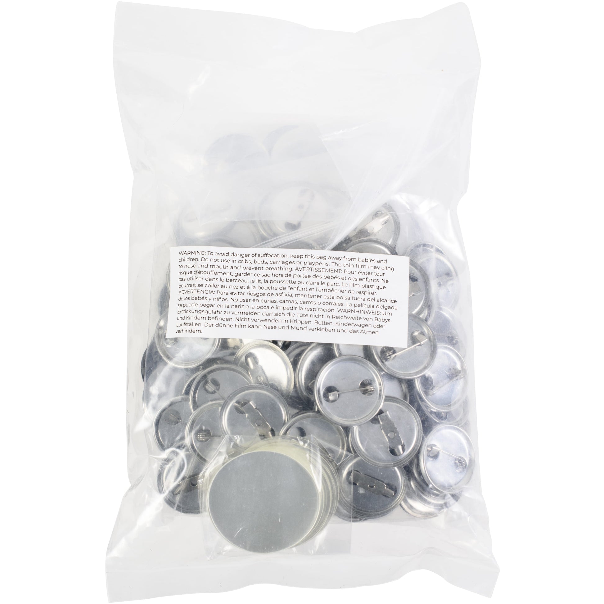 We R Makers Buttons We R Makers - Button Press Circle Buttons Bulk Refill Bag – Small (100 Pack)