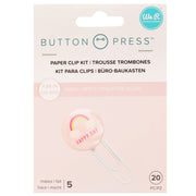 We R Makers Buttons We R Makers Button Press Small Circle 25mm Button Paper Clip Kit - 5 Pack