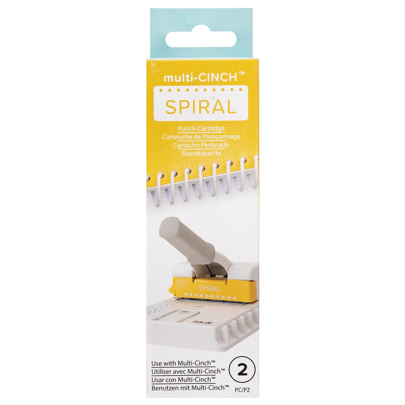We R Makers Cinch Cartridge We R Memory Keepers Multi Cinch Cartridge - Spiral Punch - 3:1