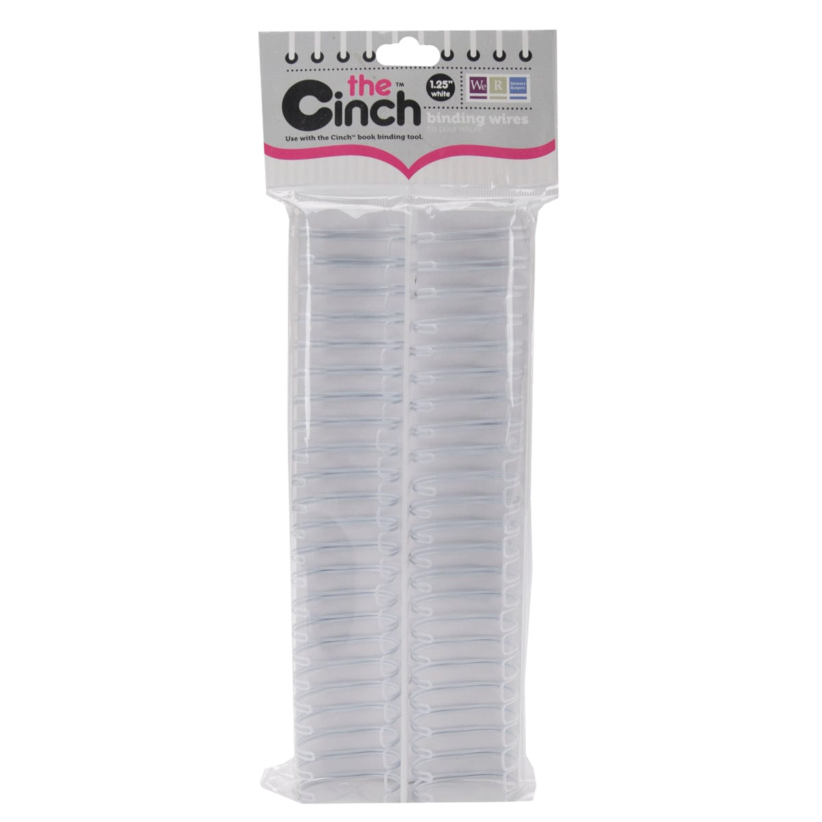 We R Makers Cinch Wires 1.25" 2/Pkg-White