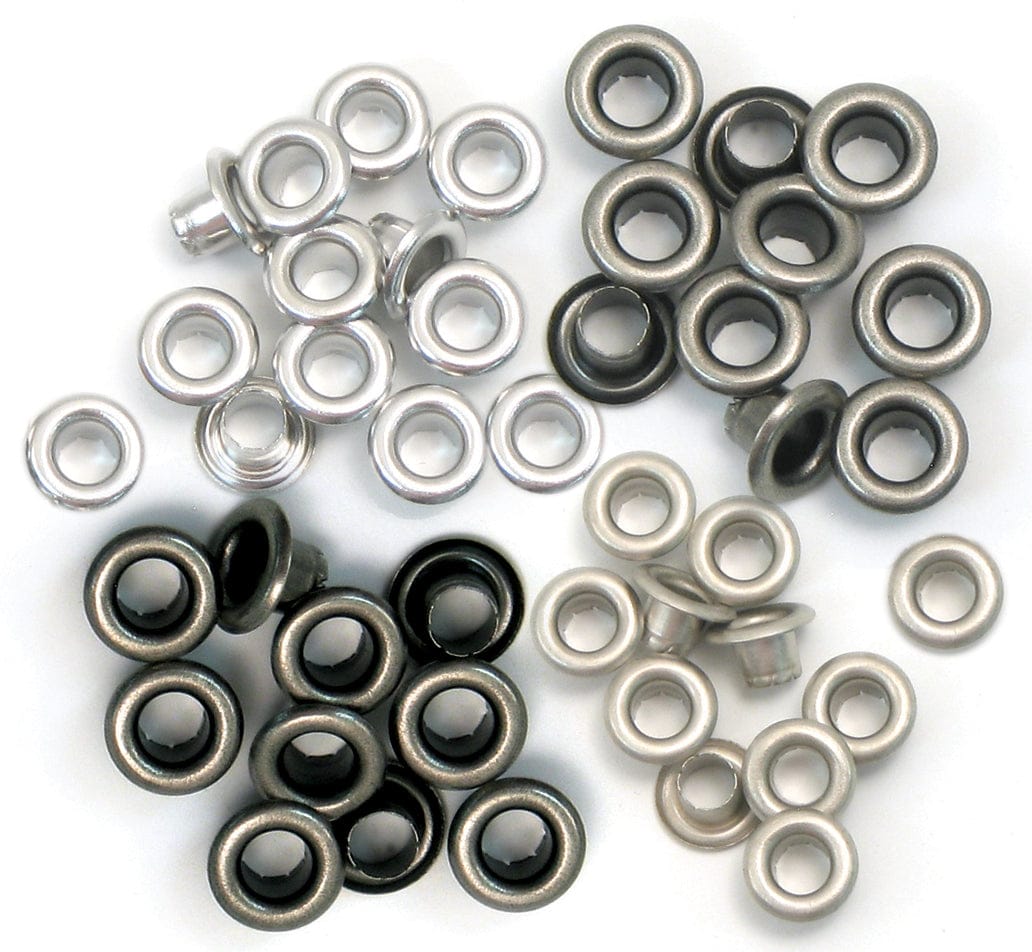 We R Makers Clips & Fasteners Cool Metal We R Standard Eyelets, 60 pack - Available in Multiple Colors