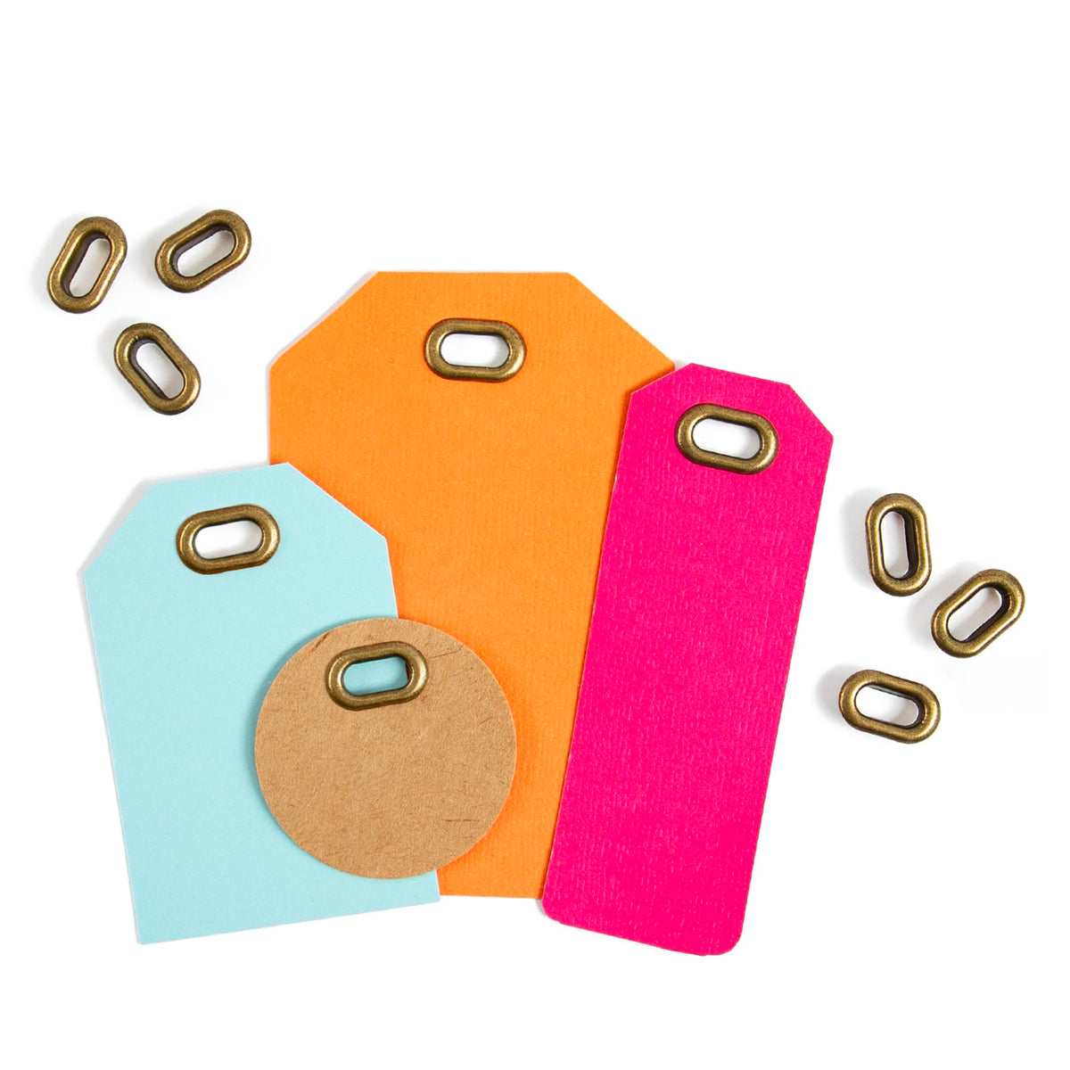 We R Makers Clips & Fasteners We R Makers - Oval Size Eyelets - Copper (50 Pack)
