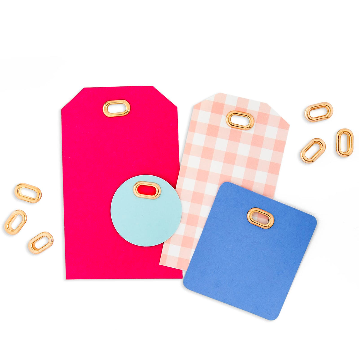 We R Makers Clips & Fasteners We R Makers - Oval Size Eyelets - Gold (50 Pack)