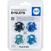 We R Makers Clips & Fasteners We R Makers - Standard Size Eyelets & Washers - Blue (60 Pack)