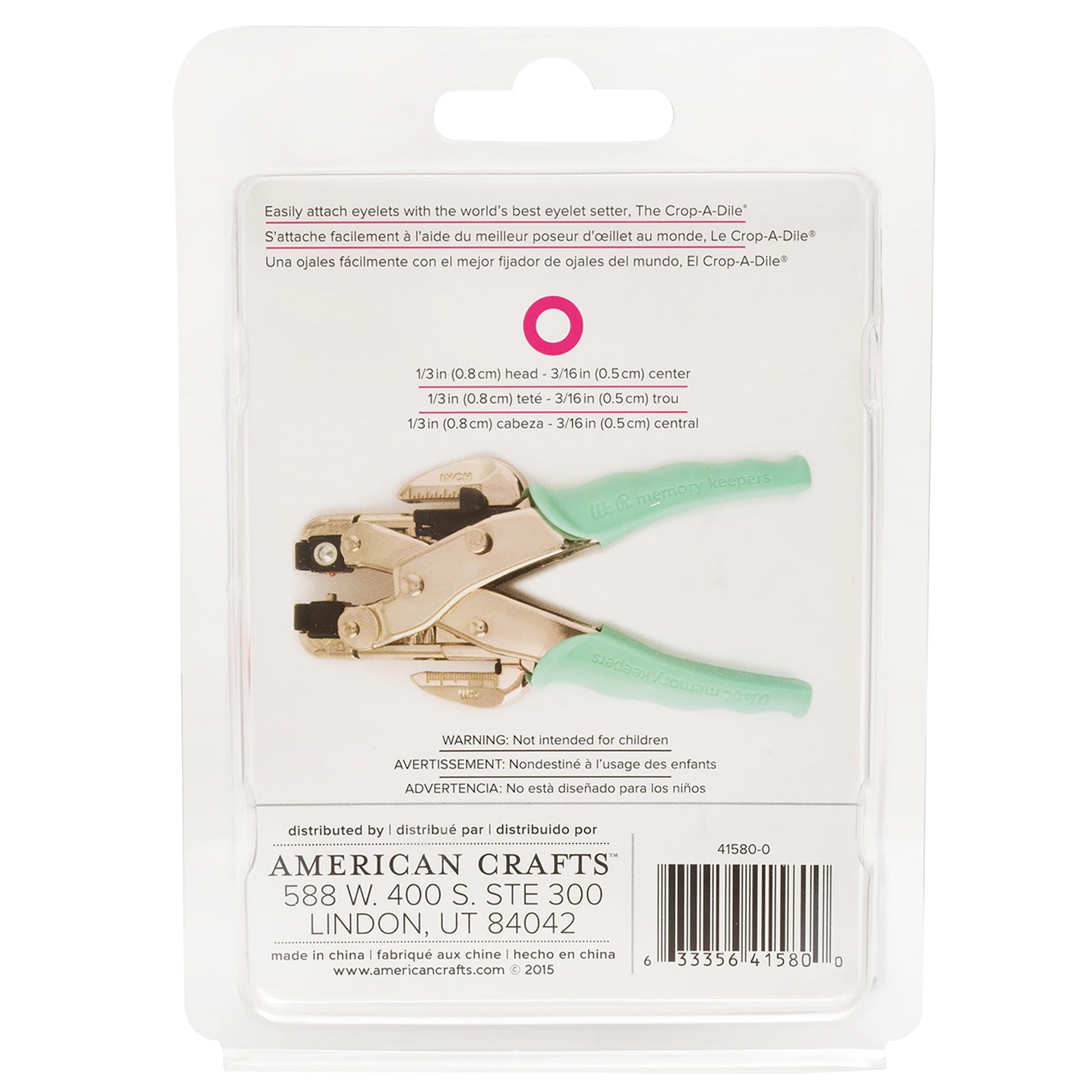 We R Makers Clips & Fasteners We R Makers - Standard Size Eyelets & Washers - Pink (60 Pack)