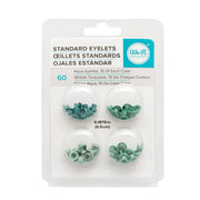 We R Makers Clips & Fasteners We R Standard Eyelets, 60 pack - Available in Multiple Colors