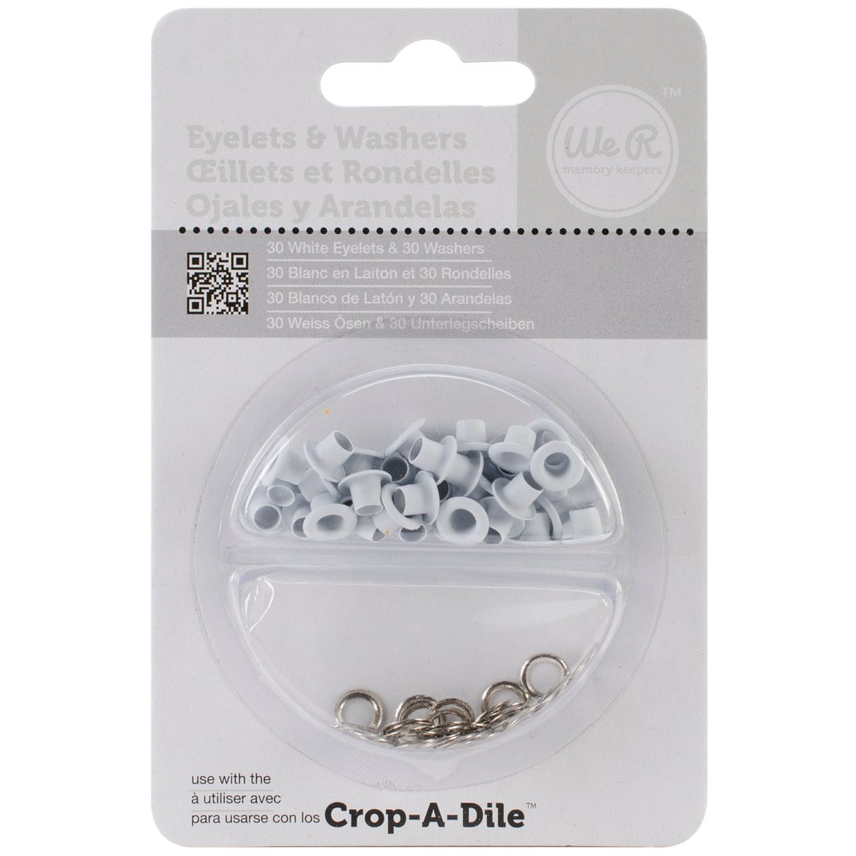 We R Makers Clips & Fasteners We R Standard Size Eyelets & Washers - Available in Multiple Color Sets