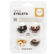 We R Makers Clips & Fasteners We R Wide Eyelets, 40 pack - Available in Multiple Colors