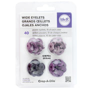 We R Makers Clips & Fasteners We R Wide Eyelets, 40 pack - Available in Multiple Colors