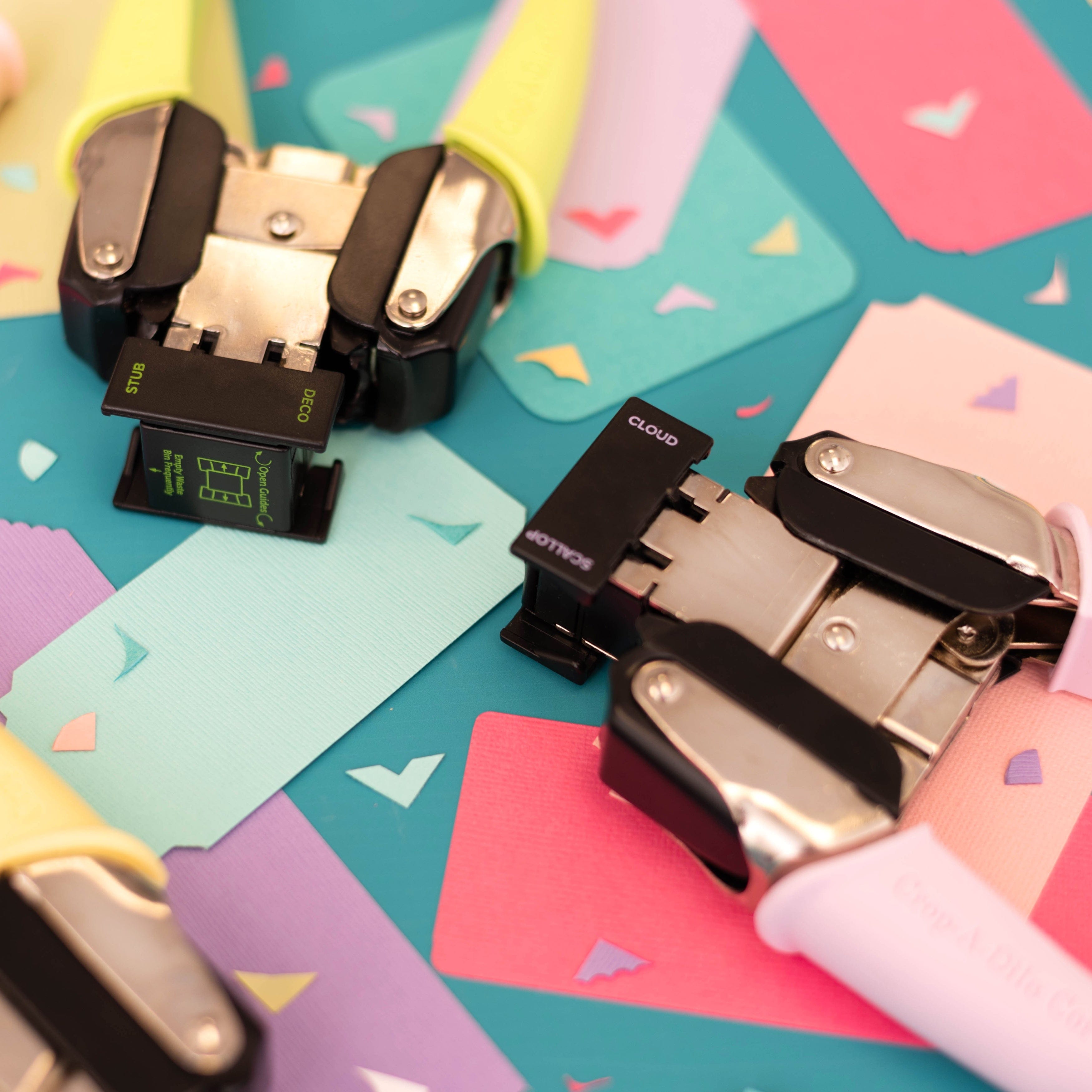 We R Makers Crop-A-Dile Crop-A-Dile Retro Corner Chomper Tool-Scallop & Cloud