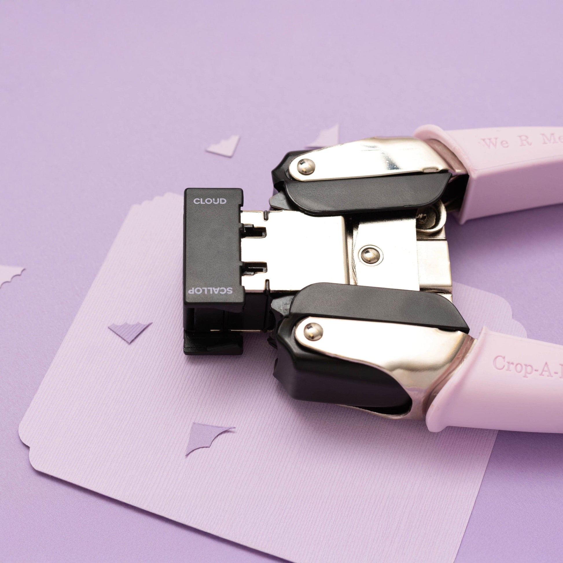 We R Makers Crop-A-Dile Crop-A-Dile Retro Corner Chomper Tool-Scallop & Cloud