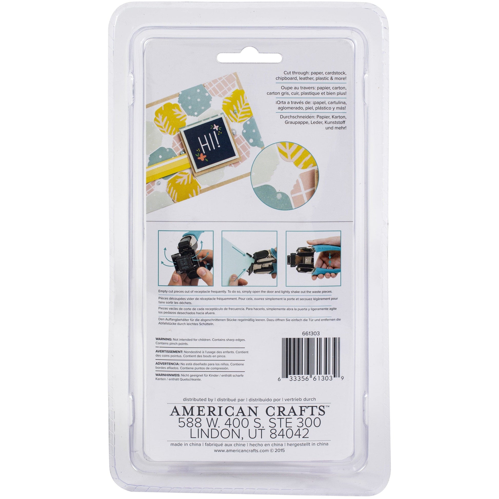 We R Makers Crop-A-Dile Crop-A-Dile Retro Corner Chomper Tool-Scallop & Cloud