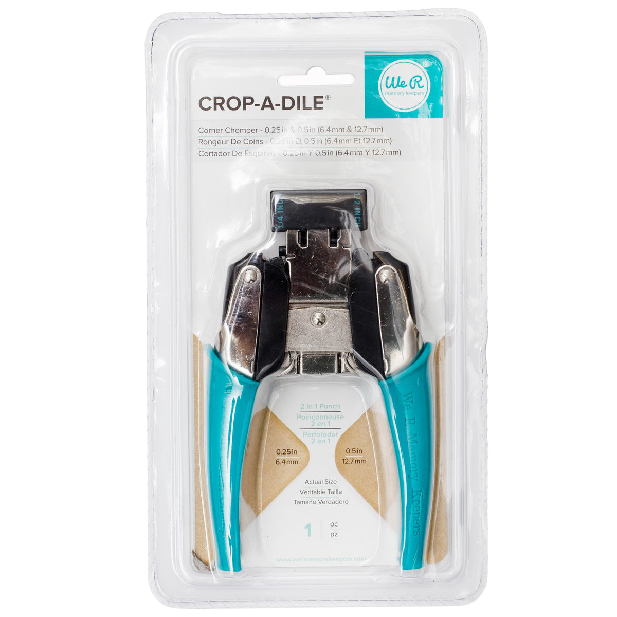 We R Makers Crop-A-Dile We R Makers - Crop-A-Dile Chomper Punch - 1/4" & 1/2" Rounded Corner