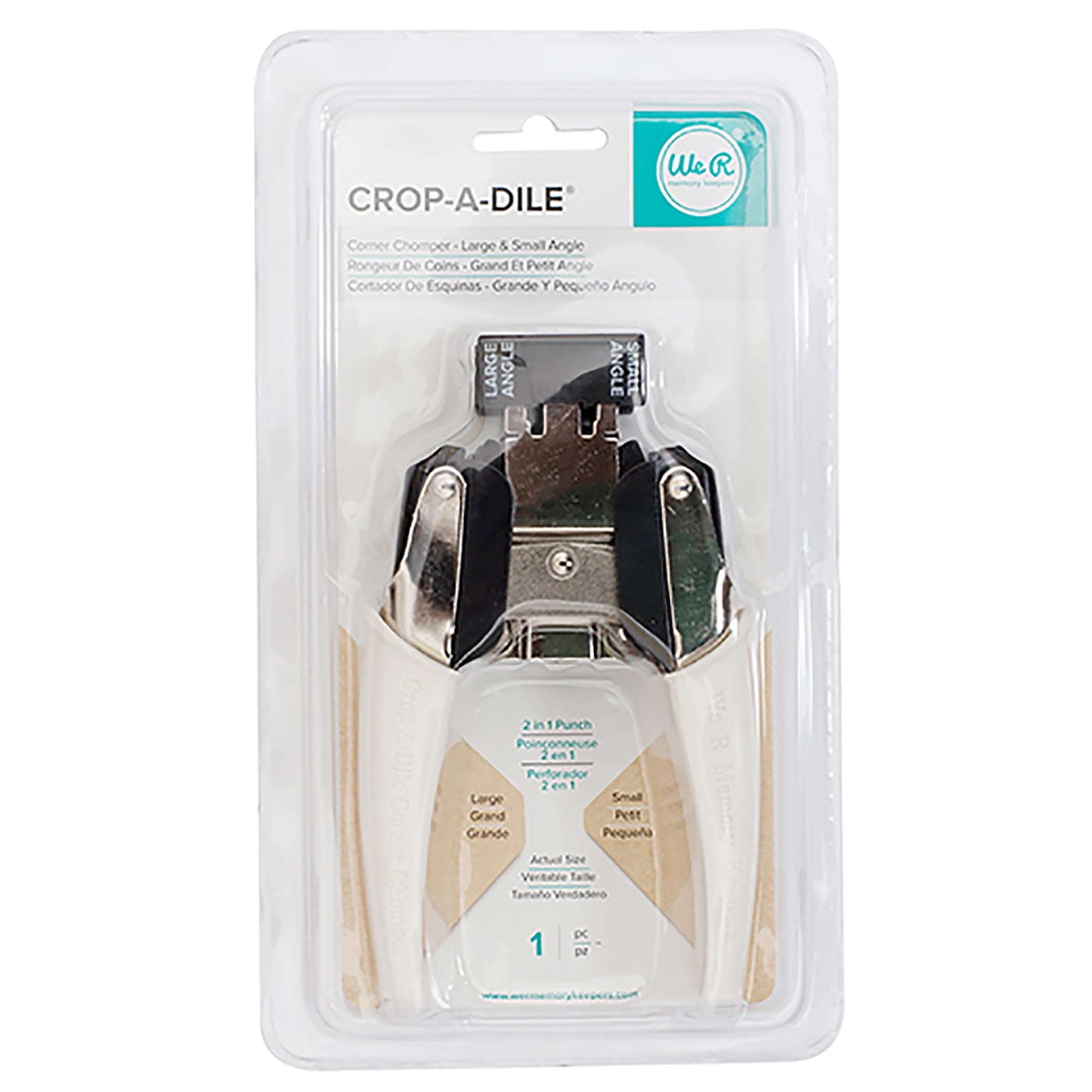 We R Makers Crop-A-Dile We R Makers - Crop-A-Dile Corner Chomper Punch - Small & Large Angle