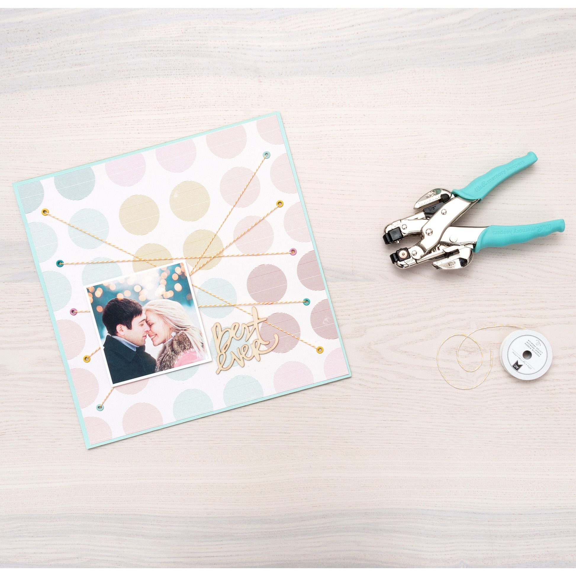We R Makers Crop-A-Dile We R Makers Crop-A-Dile Hole Punch & Eyelet Setter - Aqua