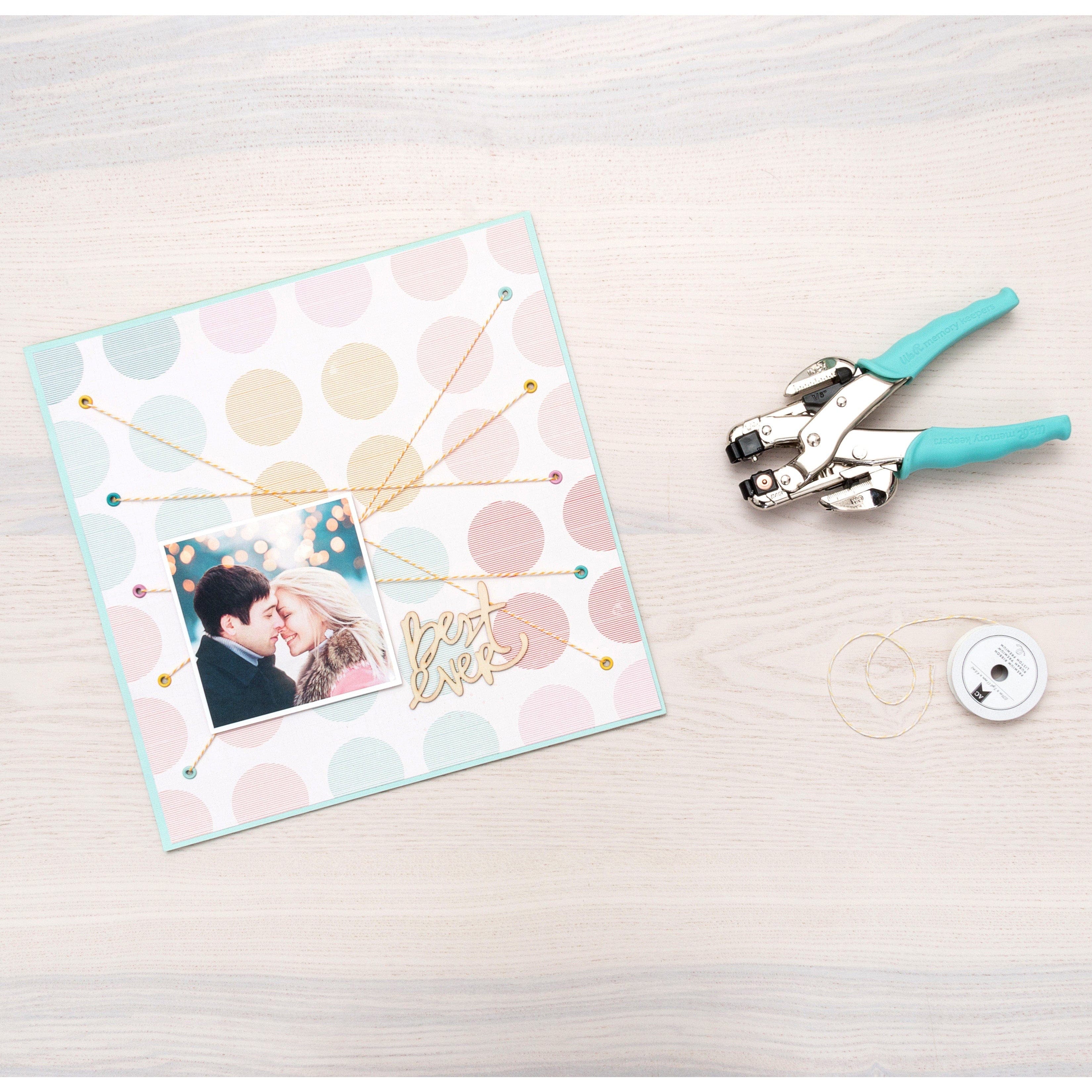 We R Makers Crop-A-Dile We R Makers Crop-A-Dile Hole Punch & Eyelet Setter - Aqua