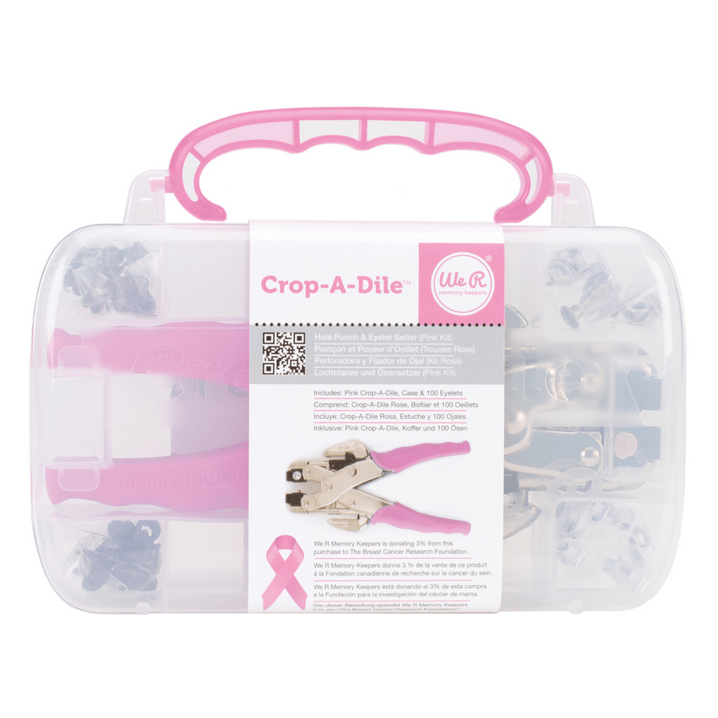 We R Makers Crop-A-Dile We R Makers Crop-A-Dile Hole Punch & Eyelet Setter Kit