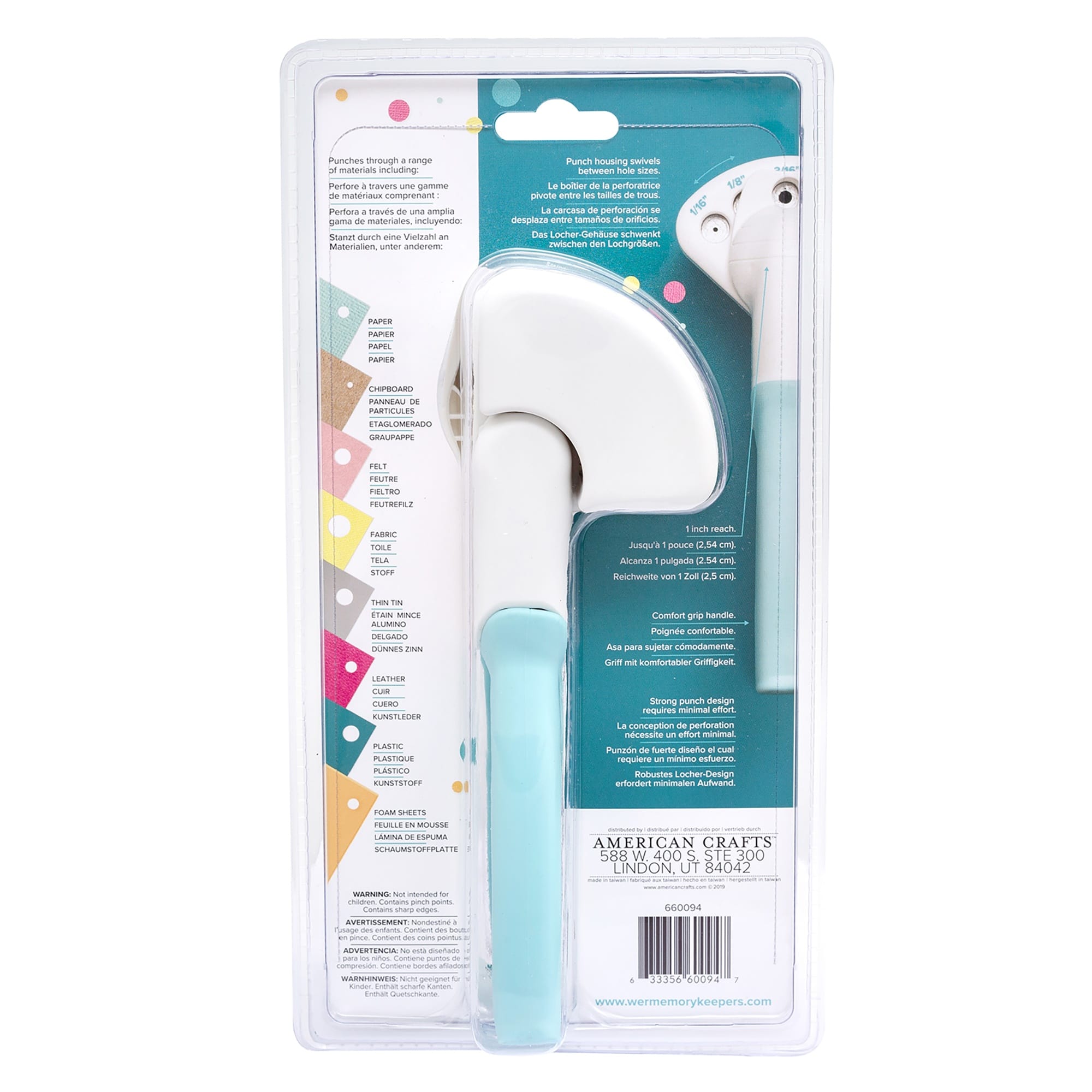We R Makers Crop-A-Dile We R Makers - Crop-A-Dile Power Punch - Circle Multi Hole