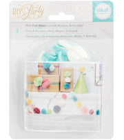 We R Makers Cutting Tools We R DIY Party Pom Pom Maker 3/Pkg-Small, Medium & Large
