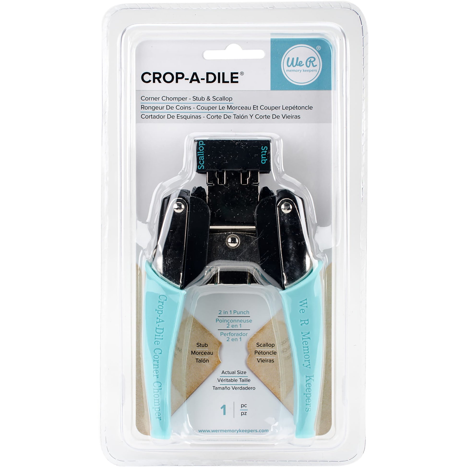 We R Makers Cutting Tools We R Makers - Crop-A-Dile Stub & Scallop Corner Chomper