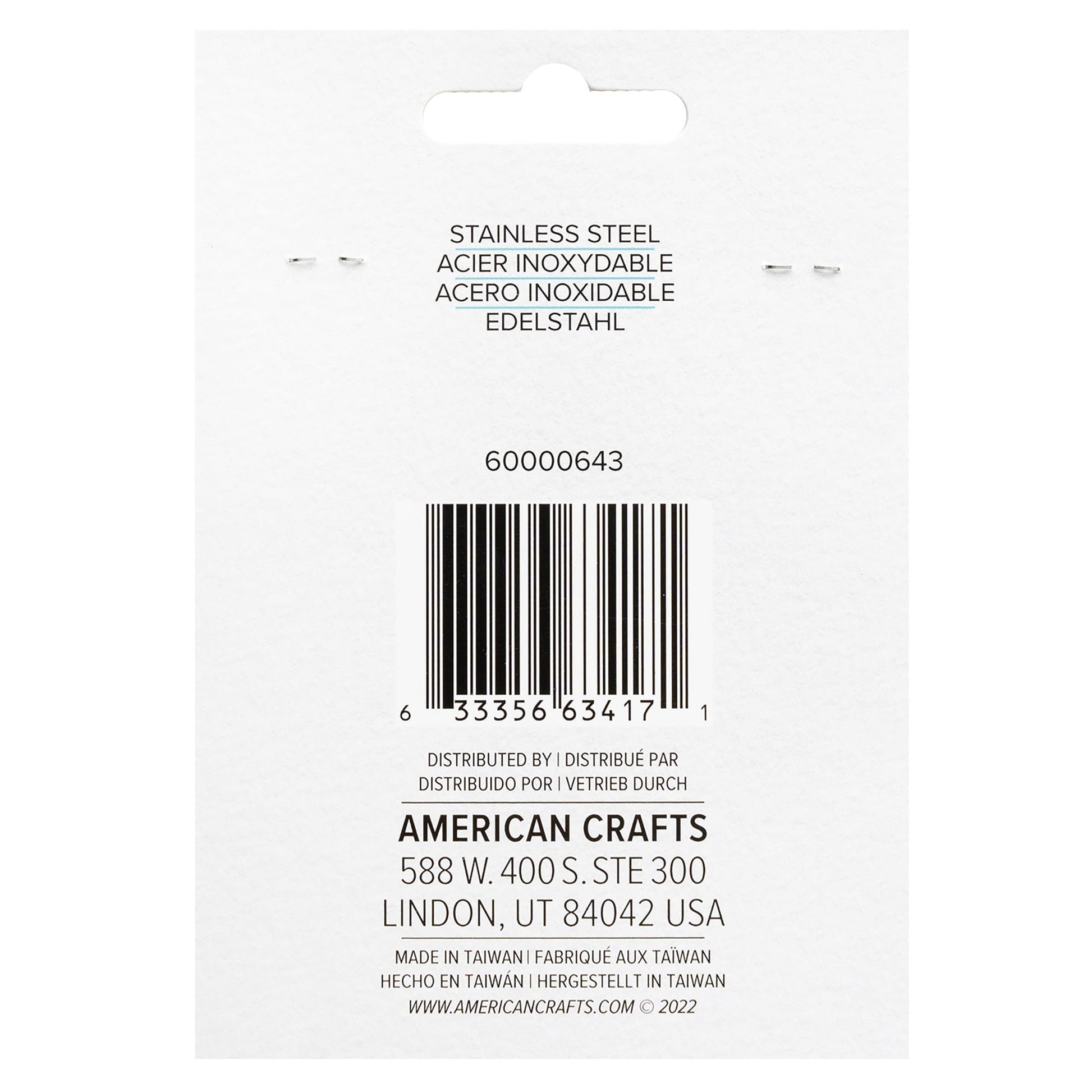 We R Makers Jewelry Press We R Makers – Jewelry Press Stainless Steel Bar Charms – 3 Pack