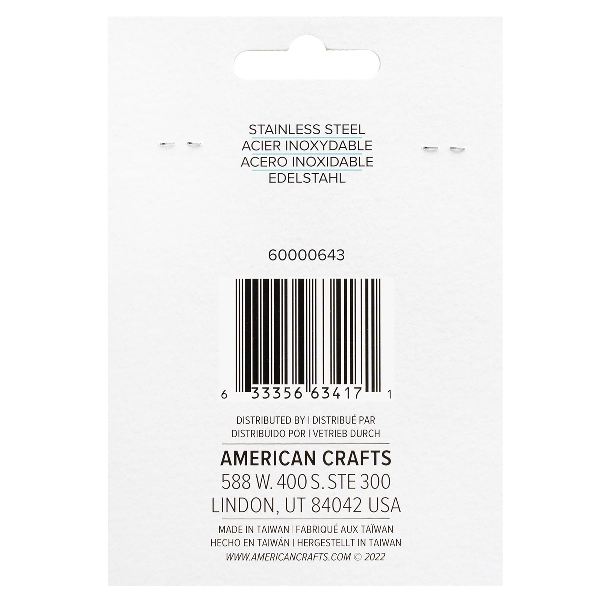 We R Makers Jewelry Press We R Makers – Jewelry Press Stainless Steel Bar Charms – 3 Pack
