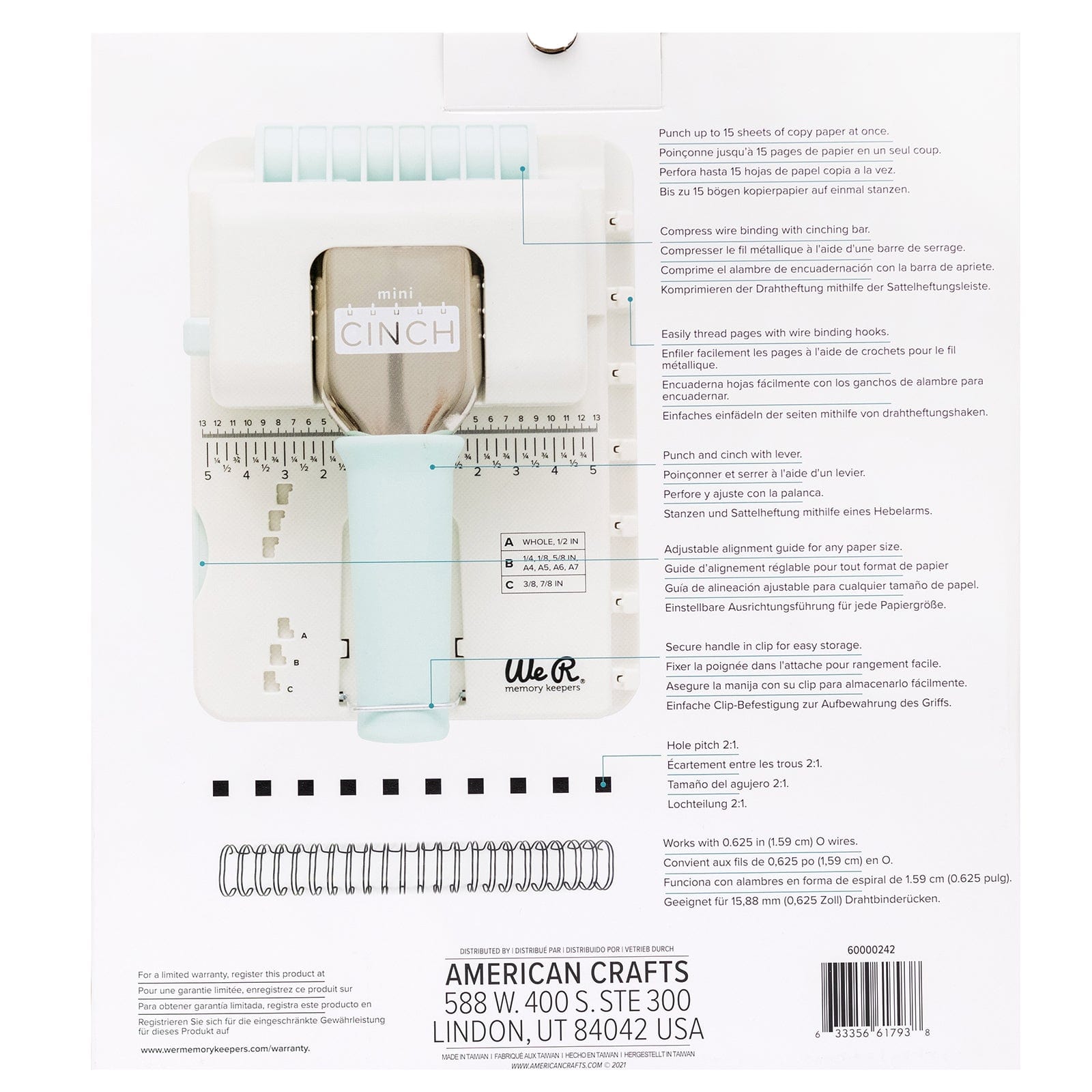 We R Makers Mini Cinch We R Makers Mini Cinch Book Binding Machine Bundle