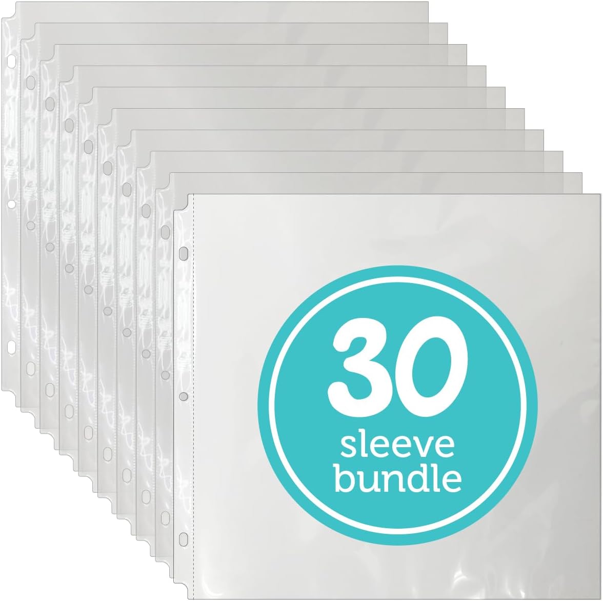 We R Makers Page Protectors We R Makers 12" x 12" Photo Album & Scrapbook Non-Glare Page Protectors, 30 Sleeves (3-Pack)