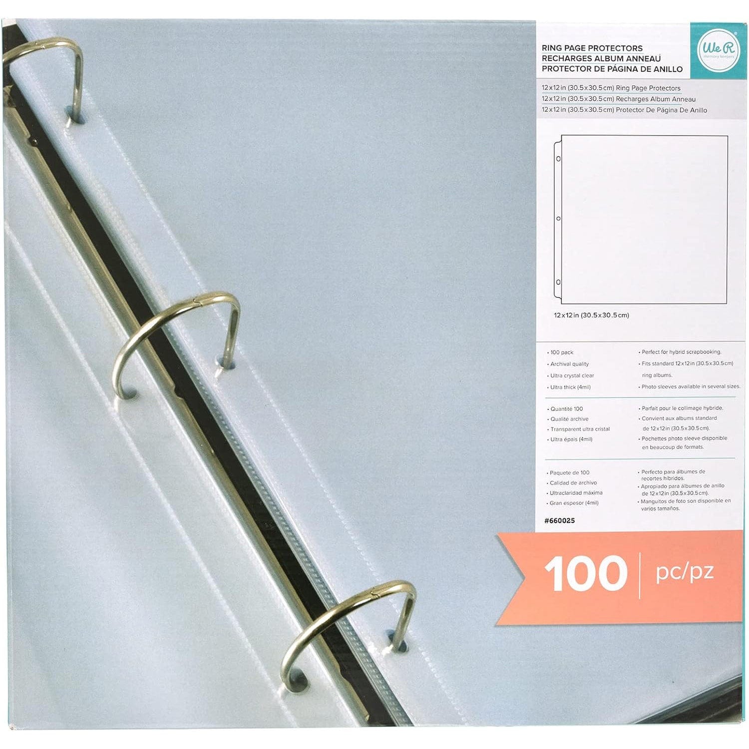 We R Makers Page Protectors We R Makers 12x12 Page Protector Sleeves - 100 Pack