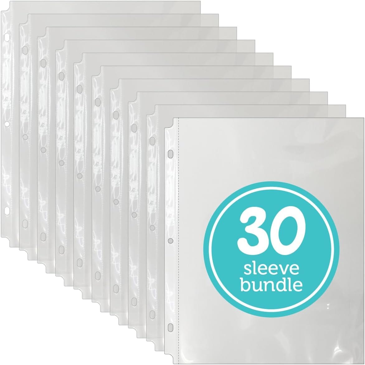 We R Makers Page Protectors We R Makers 8.5" x 11" Photo Album & Scrapbook Non-Glare Page Protectors, 30 Sleeves (3-Pack)