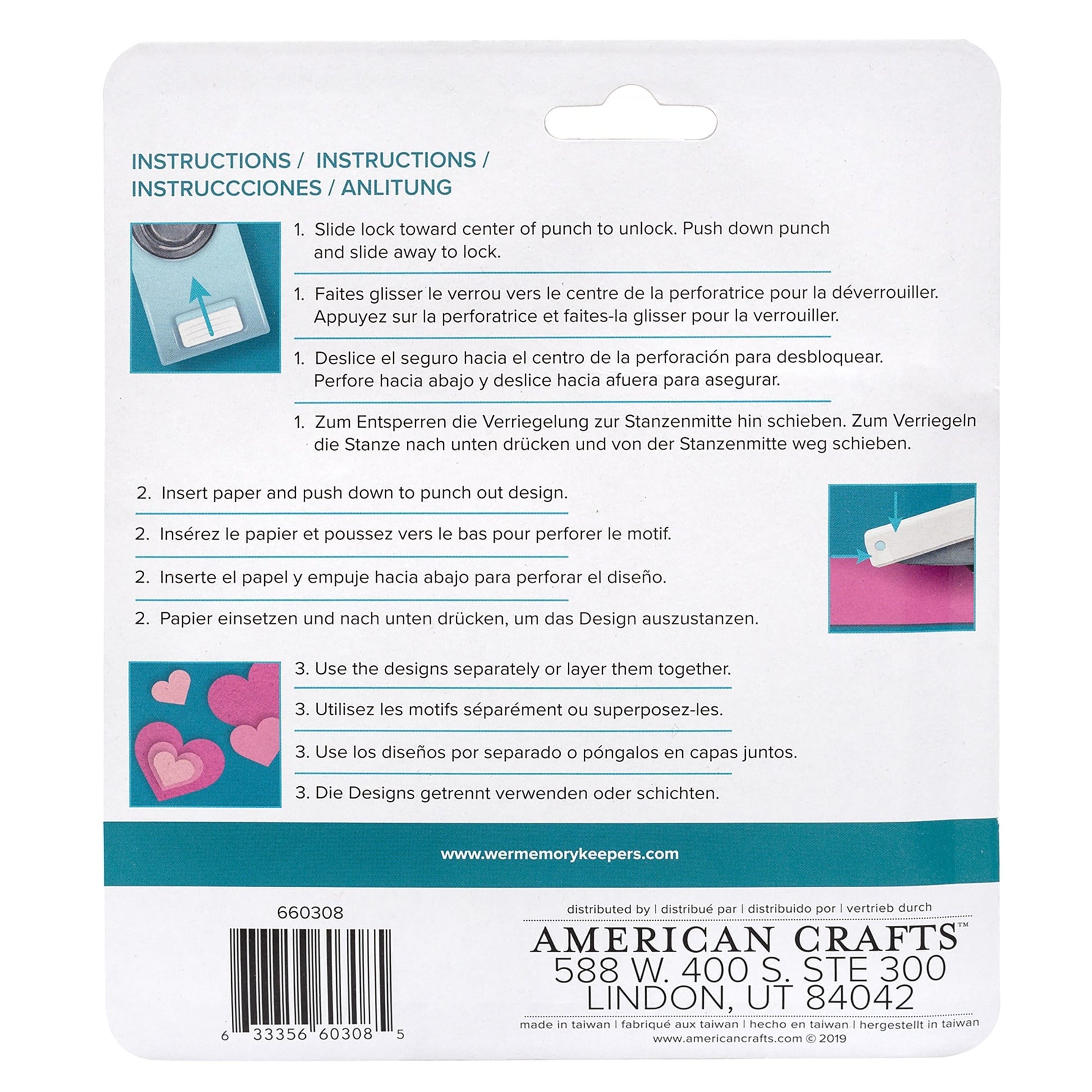 We R Makers Punches We R Makers – Heart Layering 3 Pack Punch Set