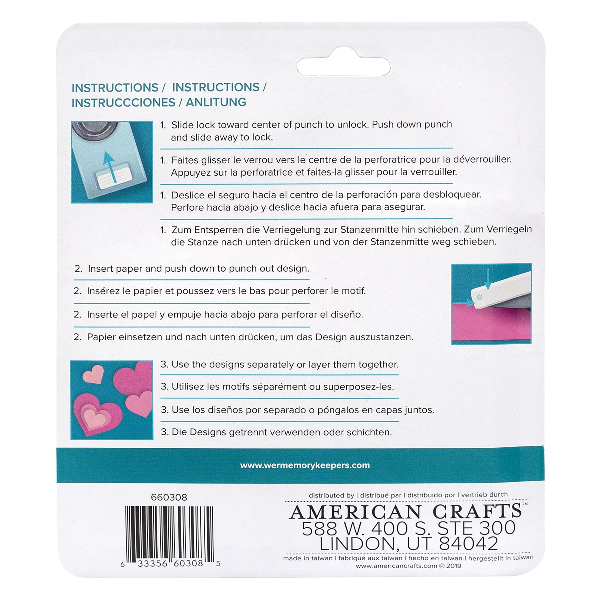 We R Makers Punches We R Makers – Heart Layering 3 Pack Punch Set