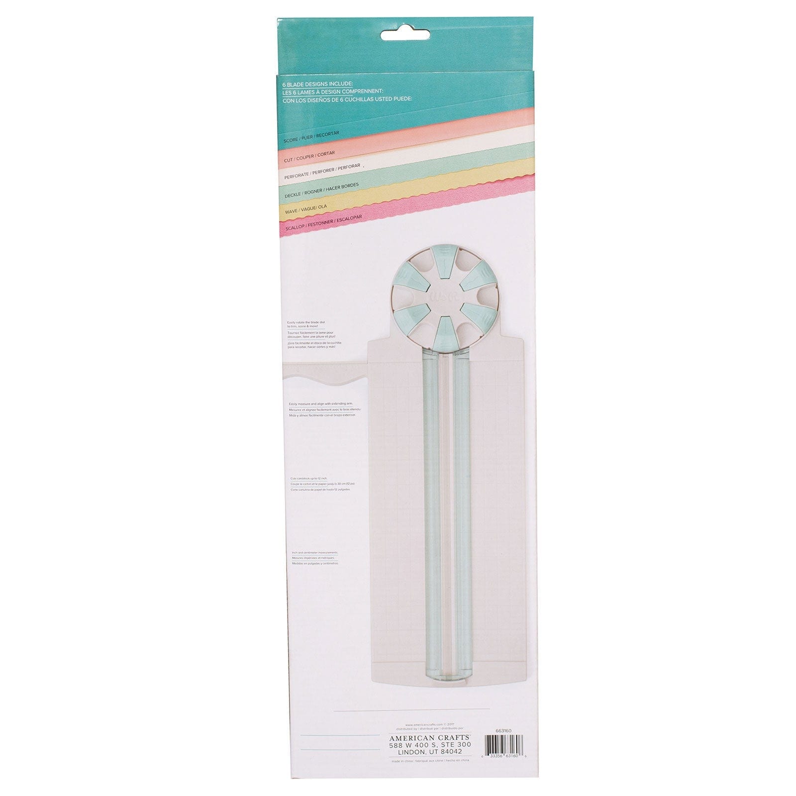 We R Makers Scoring & Cutting We R Makers Tool Dial Trimmer with 6 Blade Designs
