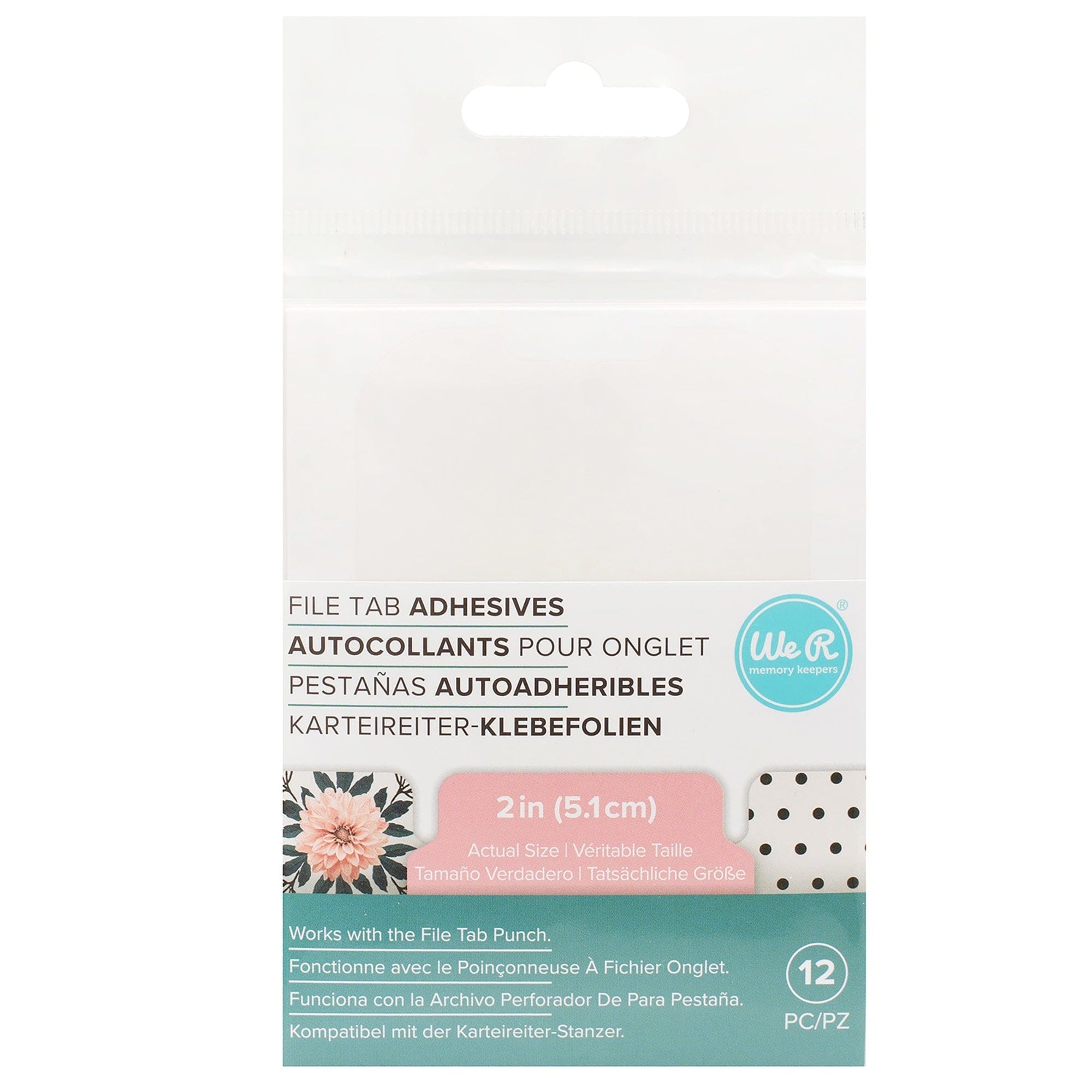 We R Makers Stickers We R Makers 2" File Tab Stickers, 12 pack