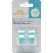 We R Makers Tools Mini Alphabet Punch Board Blade Refill 2 pack